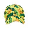 Tropical fruit banana pattern full print baseball cap women's fashion breathable shopping cap men's sports sun hat tide