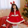Santa Claus Christmas Santa Cosplay Santa Cloak Santa Claus Santa Christmas Eve Disguise [ChicFlow] Costume, Cape, Costume, Cape, Costume, Kids'
