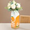 Orangensaft-Vase Vintage-Kiste Niedliche Kreative Blumenvase Dekoration Niedliche Keramikvase Mehrzweck-Dekorationsvase für Wohnzimmer