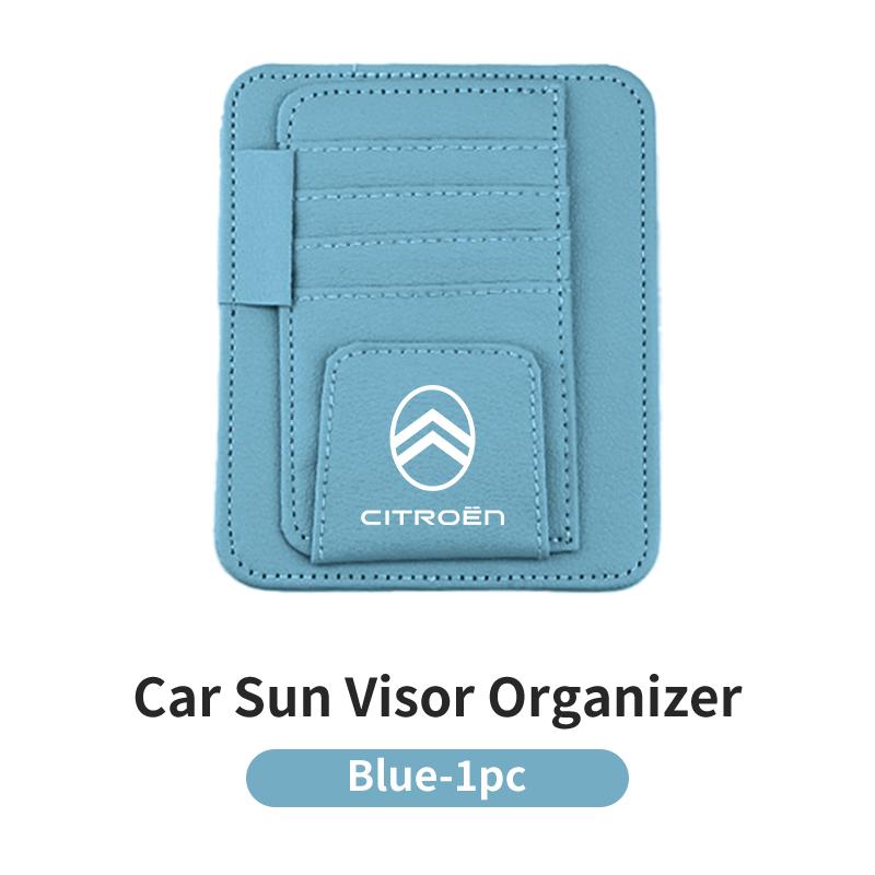 Sun Visor Card Holder Multifunctional For Citroen C4 C3 C5 C1 C2 Berlingo Celysee Cactus Picasso Aircross Saxo Grand