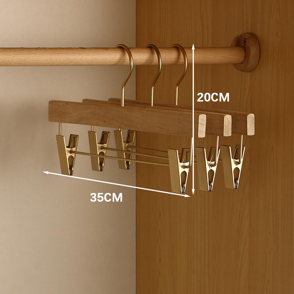 2 Piezas Percha de Madera de Hombro Ancho, Perchero de Madera de Canela con Barra Transversal de Terciopelo, Perchas para Traje con Superficie Lisa Sin Laca