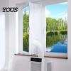 Window Air Conditioner Kit Seal Cloth for Portable AC, Adjustable No Drill Vent Kit, Fabric Cover Sliding