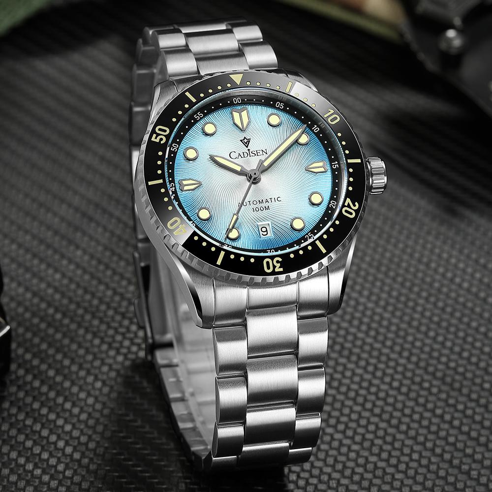 Cadisen 8245 Men's Luminous Waterproof Mechanical Watch for Business Mechanical Watch