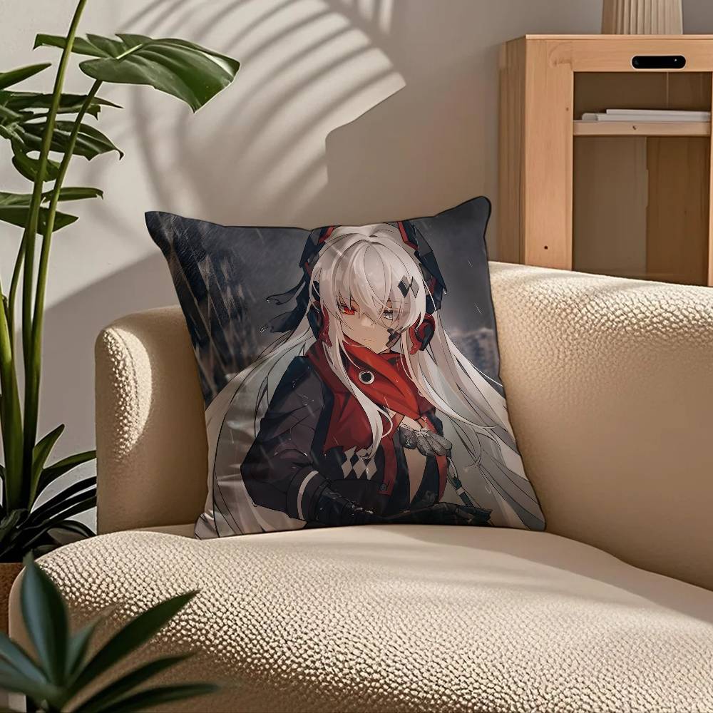 P-Punishing G-Gray R-Raven Pillow Case Comfort Sofa Bed Silky Elegant Invisible Zipper Custom Decorative Cushion Cover