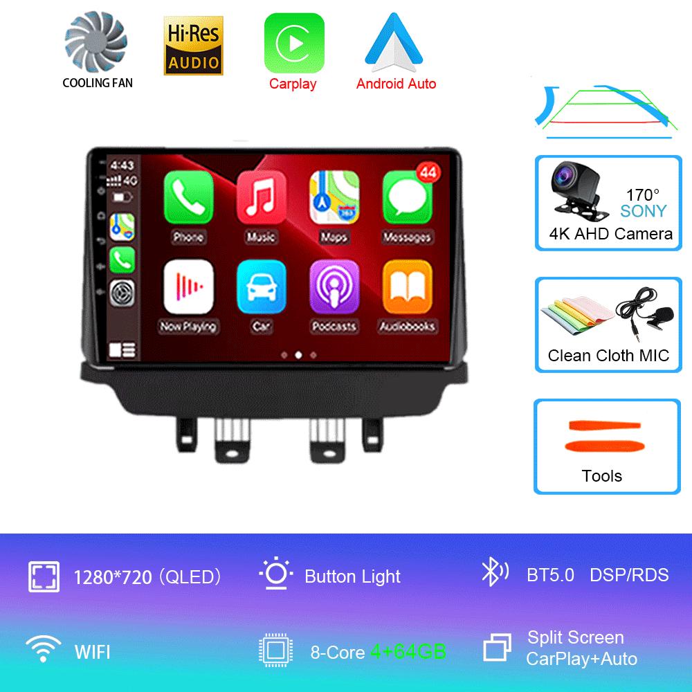 Android 14 Car Radio For Mazda CX-3 CX3 2 DK 2014 - 2021 Navigation GPS Multimedia Player WIFI Stereo Video BT Wireless Carplay