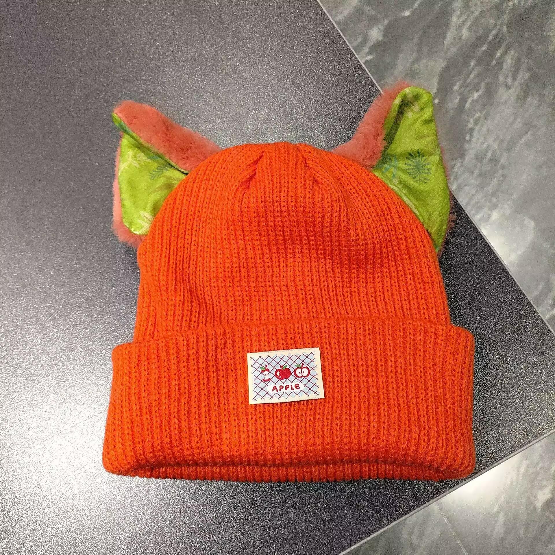 

Anime Zoo2 Cute Cartoon Zootopia Plush Knit Hat Judy Nick Winter Child Warm Couple Cap Trendy Versatile Anime Fan Gift