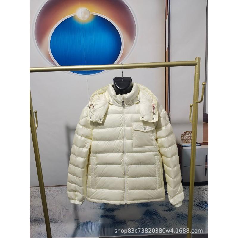 Maya Couple Puffer Jacket Men Women Winter Down Coat Streetwear Hooded Zip Up Top Warm Outdoor Sports
