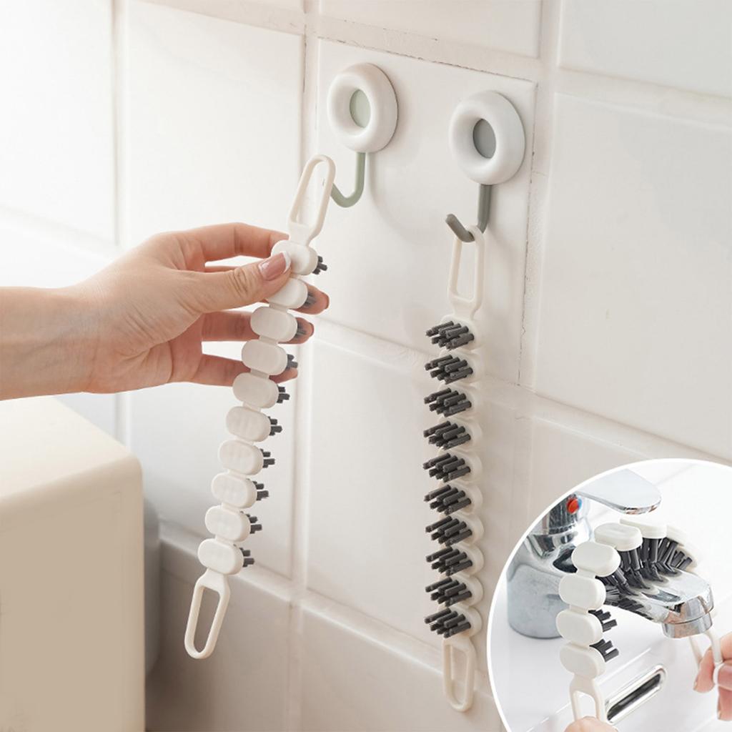 Multifunctional Cleaning Brush,Hard Bristle Crevice Cleaning Brush ,Use To Clean Crevices And Curved Edges, Kitchen Sinks, Faucets, Recesses