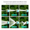 Retractable 50FT Garden Hose Reel Design with Multi Pattern Nozzle for Patios Use Water Hose