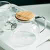 1/1.8L Transparent Borosilicate Glass Teapot Heat-Resistant Large Clear Tea Pot  Flower Tea Set Puer Kettle Cup Office Home Tool