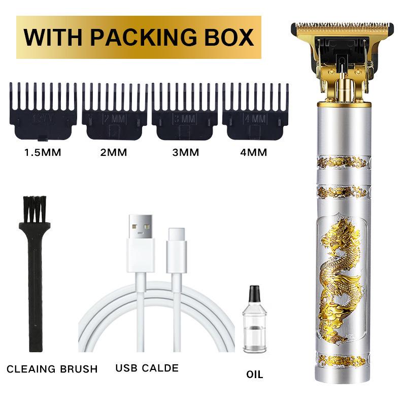 

Аккумуляторная ретро-электрическая машинка для стрижки волос для карвинга и отбеливания