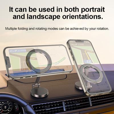 Car Holder Magsafe Strong Magnetic Mobile Phone Holder Car Dashboard 360 ° Rotation Navigation Universal