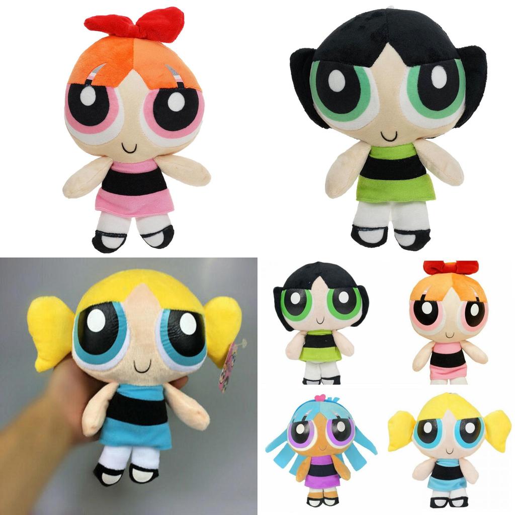 Plush Powerpuff Girls Dolls Colorful 20cm Cartoon Stuffed Toys For Teens**