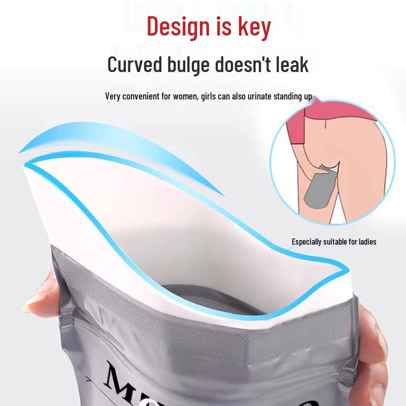 Portable Disposable Car Urinal for Men, Women, and Children - Emergency Traffic Jam Relief Bag