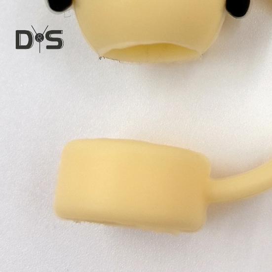 2/5/10Pcs Christmas Straw Cover Cute Ghost Design Silicone Straw Cap Dustproof Splash Proof 10mm Straw Tips Washable Anti-Slip Fit Lids Cup