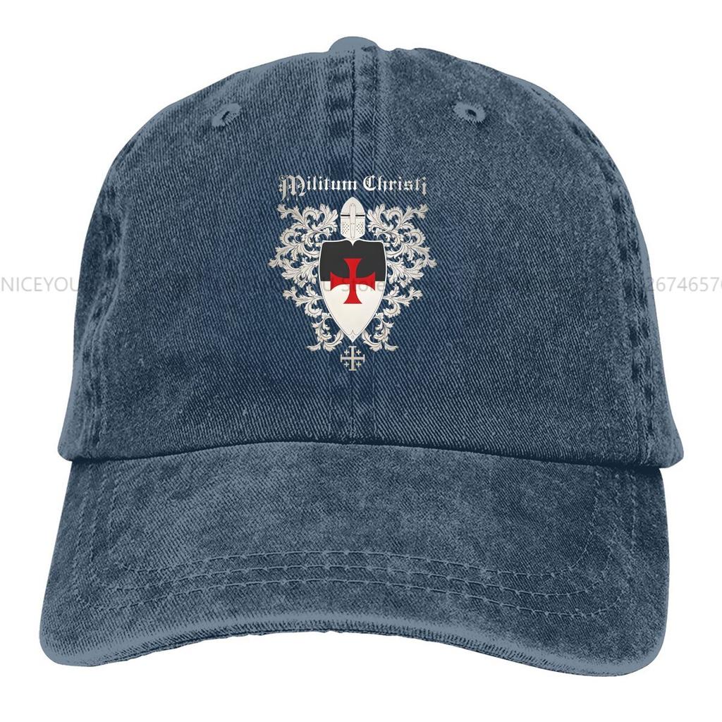 Pure Color Dad Hats Coat Of Arms Crusader Women's Hat Sun Visor Baseball Caps Knights Templar Peaked Cap