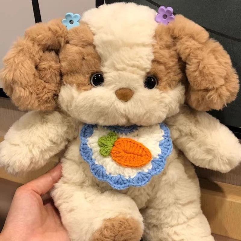 Good Night Puppy Sleeping Doll Soothing Child Doll Hugging Sleeping Cute Plush Toy Rag Doll Gift