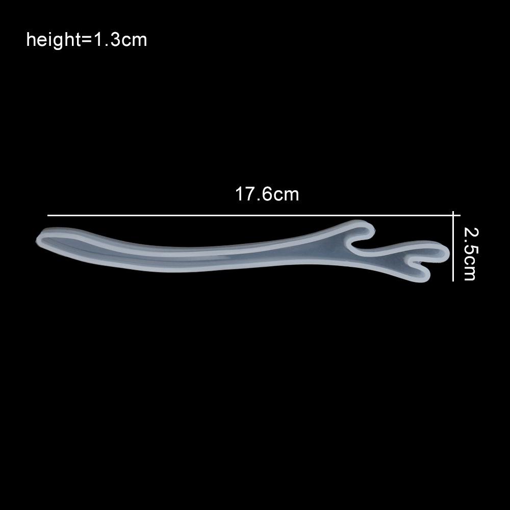 1Pcs Hairpin Silicone Mold Classical Hair Pin Epoxy Resin Molds for DIY Craft Resin Hair Stick Jewelry Making Accessories Tool