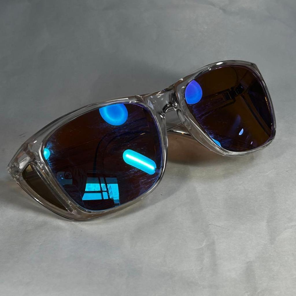 Used SWANS Sports Sunglasses UV Protection Clear Frame