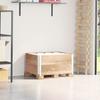 VidaXL Pallet Collars 2 Pcs 80x60 Cm Solid Pine Wood, Pallet Side, Pallet Box, Pallet Stacking Frame, 4010268