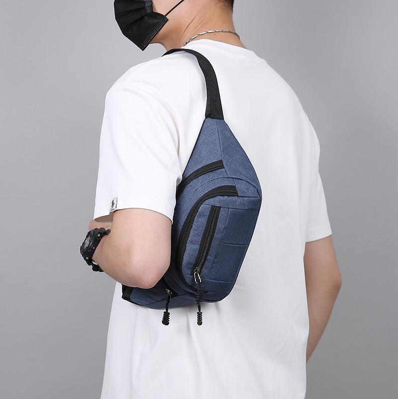 Marsupio da vita unisex Uomo Pacco da petto Impermeabile Borsa sportiva da esterno Pochette Borsa da vita Marsupio Crossbody Borsa a banana