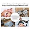 13*7.8cm Acrylic Tweezers Holder Stainless Steel Tweezers Display Stand  Beauty Makeup Use