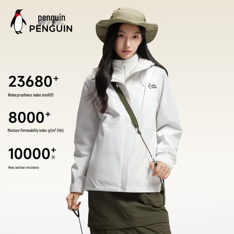 Penguin Camel 3-in-1 Windproof & Waterproof Jacket