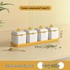 Moisture-Proof Seasoning Box Set: Sealed Spice Jars & Multi-Compartment Storage