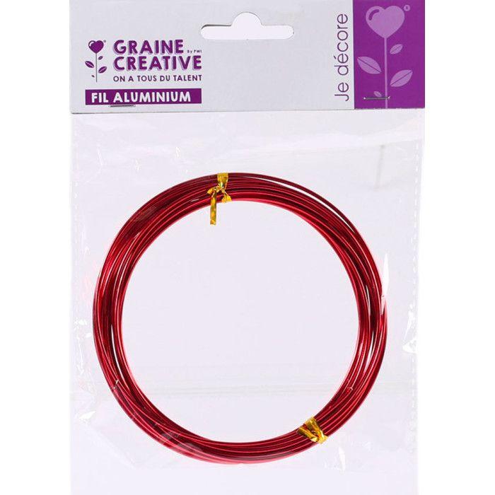 Aluminum Wire Ø 1.5 Mm 5 Meters Red