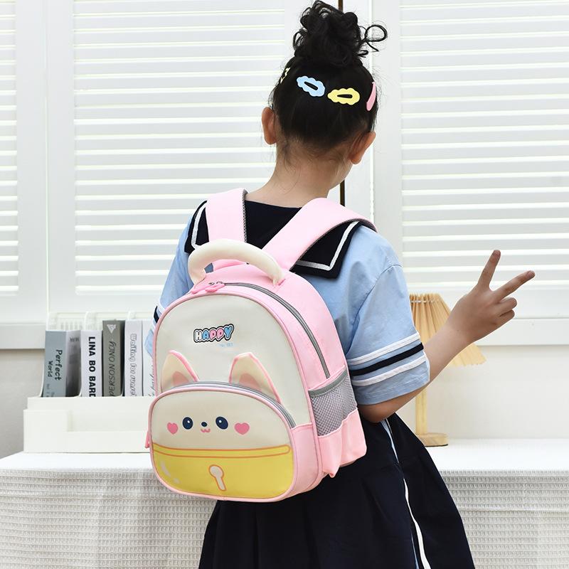 New kindergarten schoolbag cartoon large-capacity backpack fashionable children's backpack boys cute spine backpack