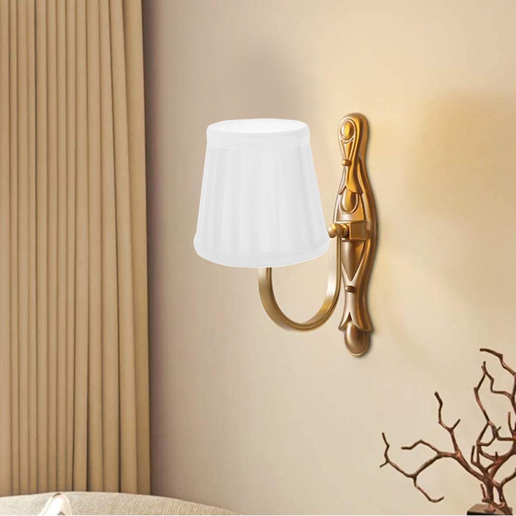 Fabric Iron Lamp Shade for Table Floor Wall Lights Removable Desk Lampshade Home Hotel Bedroom Study Decor Replacement