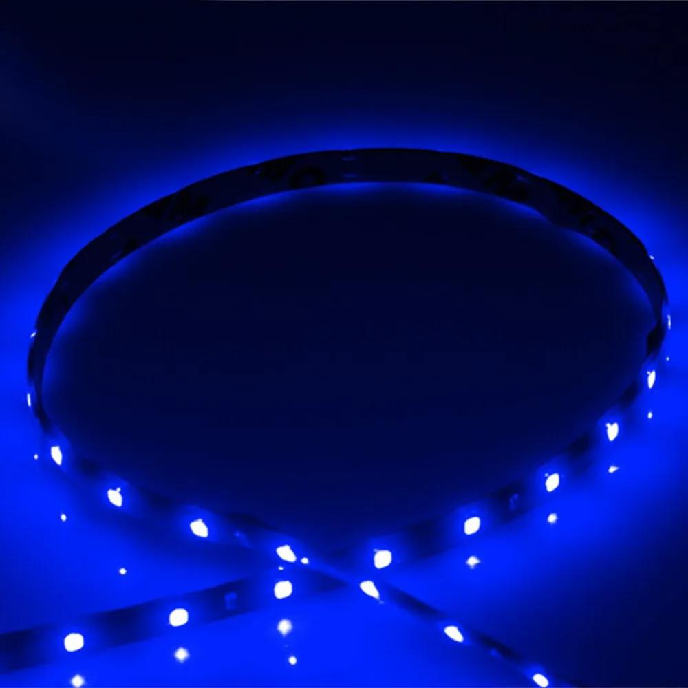 Led Strip Light Car Drl Lamp 12V Red Flexible Outdoor Waterproof 2835 Soft Night Lighting Decoration Bedroom Lights Strips Glow
