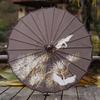 Ancient Lotus Flower Umbrella for Women Hanfu Antique Oil Paper Umbrella Photography Props Dance Performance Parasol