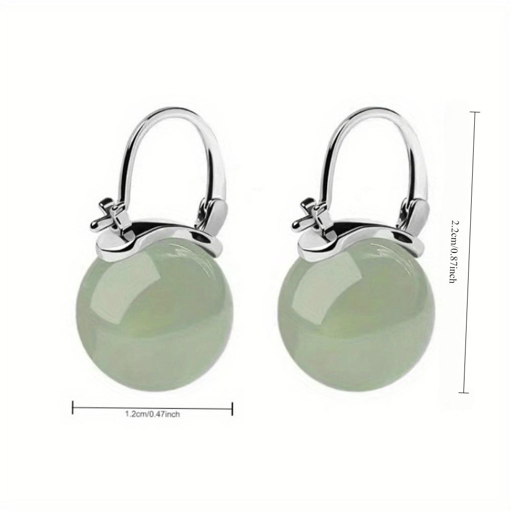 Earrings Temperament, Personalized Jade Earrings, Earrings, Anti-allergic Buckles
