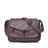 Leather Shoulder Messenger Bag Three-layer Pocket Large-capacity Shoulder Bag Women's Casual Messenger Bag