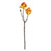 Simulation Flower All-matching Bent Freely Portable Great Retro Artificial Rose Flower with 2 Heads for Home