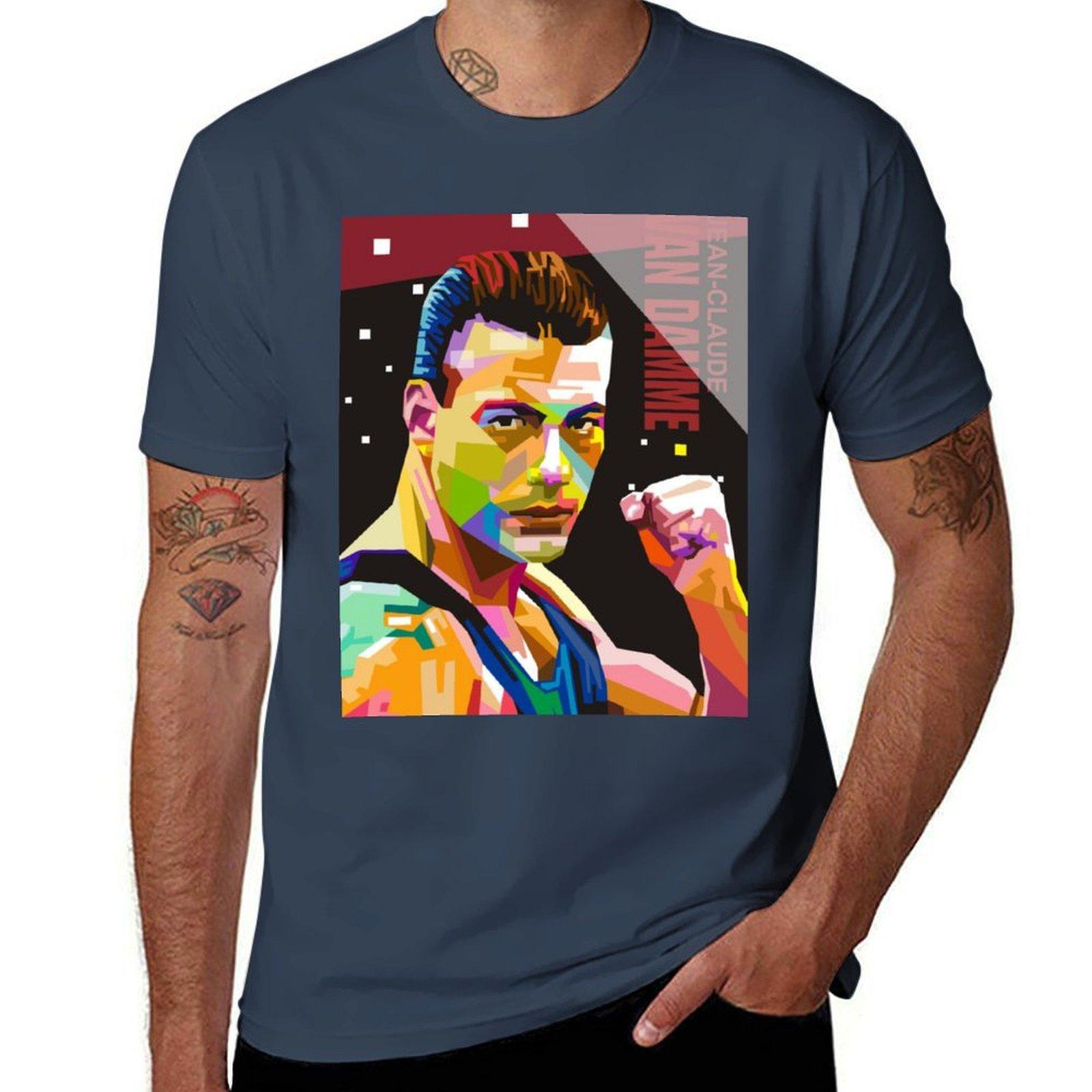 Van Damme Tshirt Large Size Casual Tee Shirt S