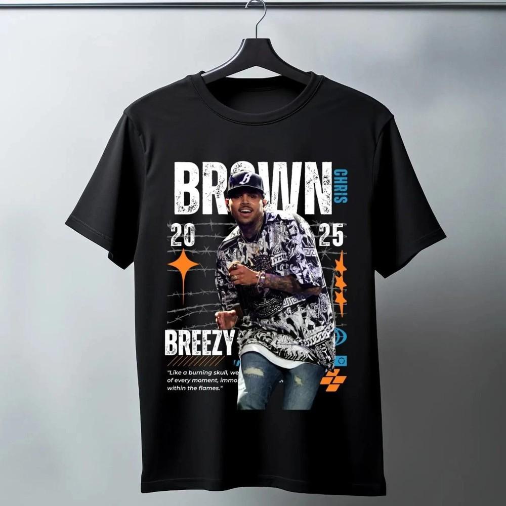 Chris Brown Breezy Bowl XX Tour 2025 Men Wonmen T-Shirt Unisex T-Shirt XXL