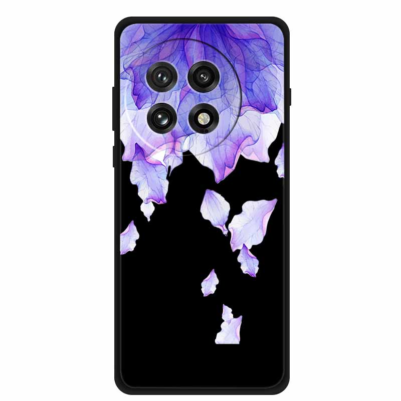 Black Silicone Case For OnePlus 13 5G Case Cartoon Cat Soft Back Cover For OnePlus Ace5 5G Ace 5 Pro 13R Phone Case Shell Coque