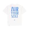 Nike Alphabet Logo Print Cotton Crew Neck T-Shirt Men Tops White DQ1017-100