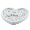 Heart Silicone Molds Love Heart Rose Flower Fondant Mold Relief Flower Mold Cake Decorating Tools Cupcake Topper Candy Chocolate Gumpaste Mold
