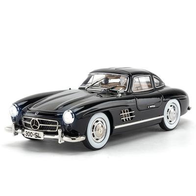 1/24 Mercedes-Benz 300SL Vintage Diecast Legierung Miniatur Spielzeugauto Modell Rückzug Sound Licht Klassische Sammlung Geschenk für Jungen