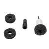 Wheel Hub Resurfacing Kit Waterproofing Wheel Stud and Hub Cleaner Kit with Double Head Adapter for Power Drill 1/2in Impact Driven Wrench