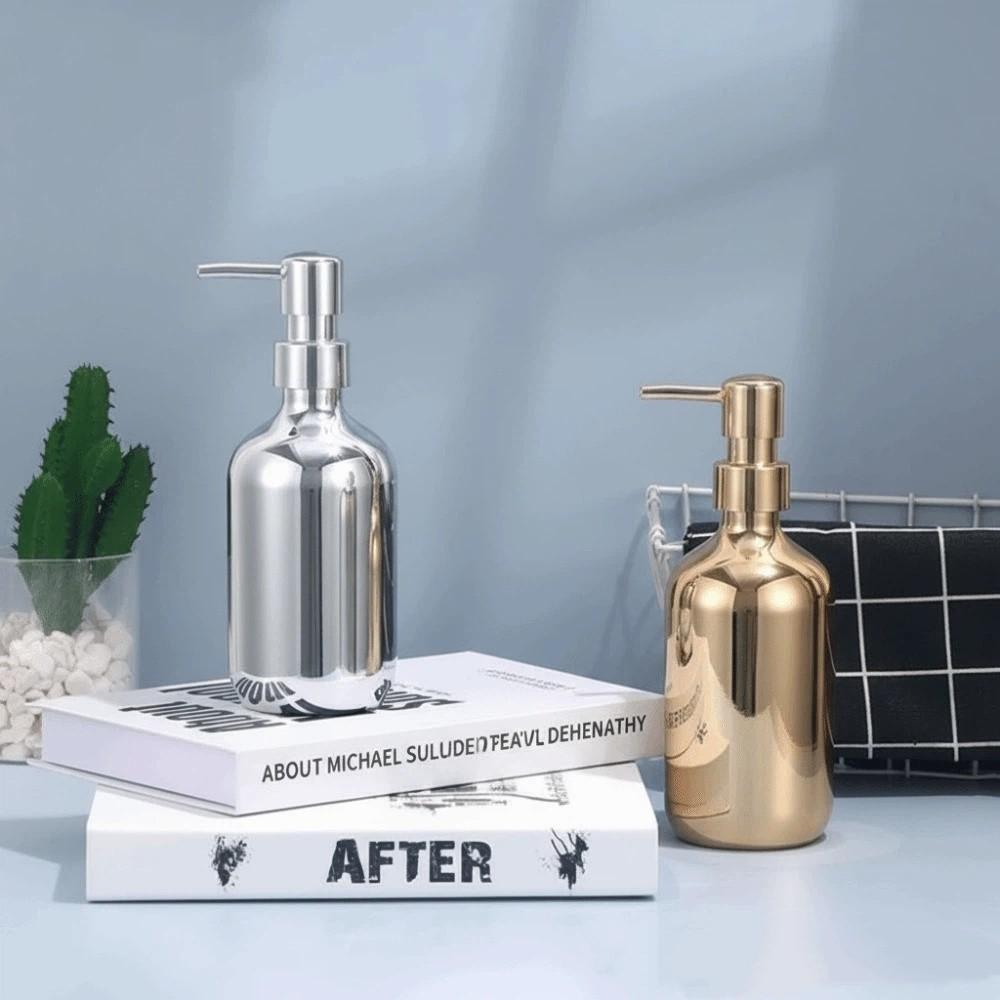 300/500ml Shower Gel Dispenser Press Type Pump Bottle Dispenser Portable Shower Gel Bottle Hotel