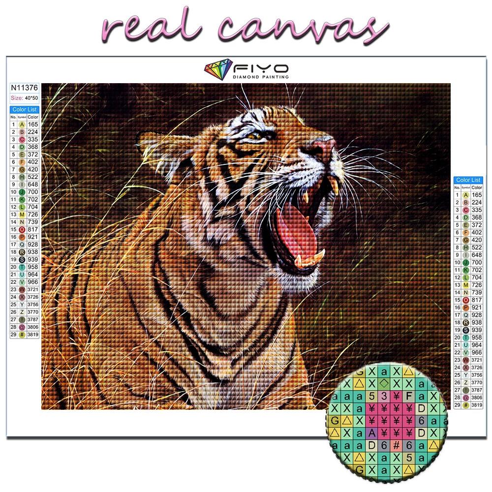 Diamond Painting Animal Tiger Diamond Mosaic Craft Diamond Embroidery Painting