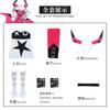 Costume Cosplay Verosika Mayday di Helluva Boss, Abito da Palco Demone Succubo per Halloween