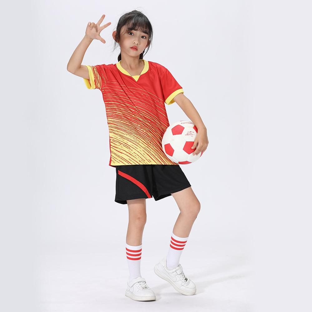Children'S Sports Suit, Quick-Drying Clothes, Training Clothes, Short-Sleeved Football, Basketball Sports Fitness Pants Suit, Summer Printable Number