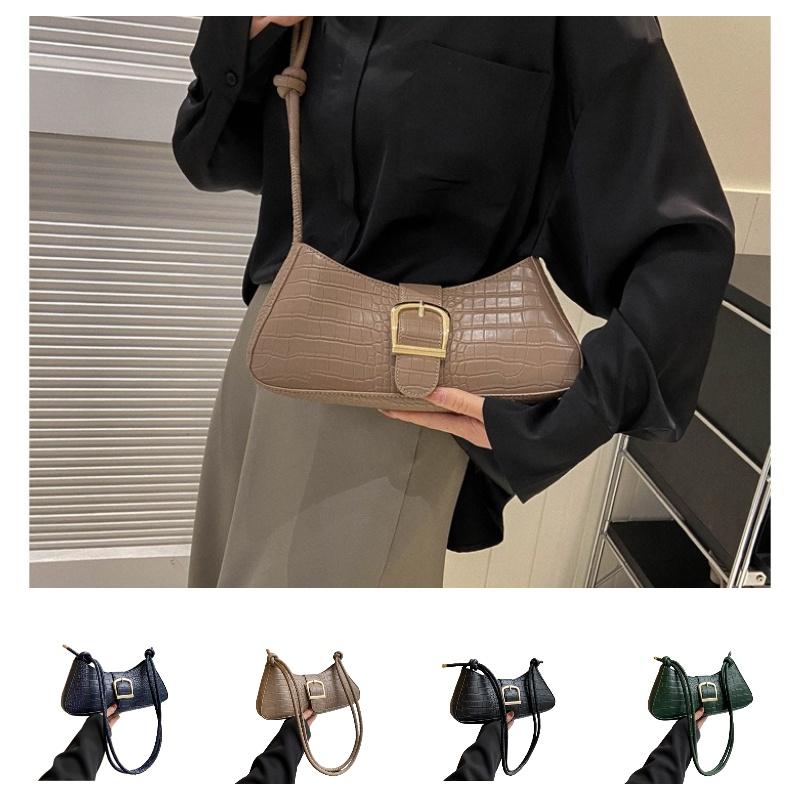 Fashionable Vintage Shoulder Bag For Women Trendy Summer 2023 Collection Chic And Stylish Street Style Small Size Pu Material