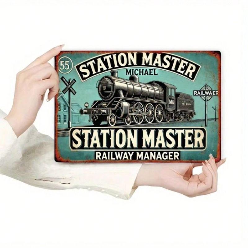 Metal Wall Art Decor Sign 20x30cm Hanging Plaque