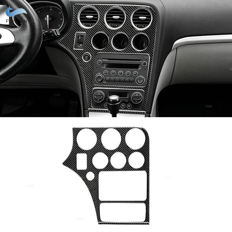 Für Alfa Romeo 159 2004-2011 Auto Styling Zentrales Multifunktions-Klimaanlagen-AC CD Audio-Bedienfeld Rahmenabdeckung Zierleiste